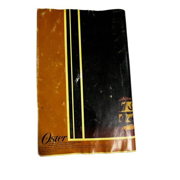 Oster Kitchen Center Cookbook/Instruction Book Circa 1980 114 Pages - Picture 3 of 3